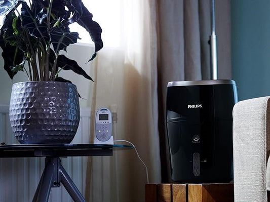 Philips Serie 2000 Humidificador de Aire - Ambientador Humidificador 40m², NanoCloud, 3 Velocidades, Modo Sueño, Tanque 2L (HU4814/10)